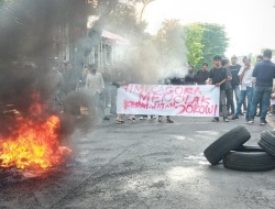 HMI Gowa Raya Tolak Kedatangan Presiden Jokowi di Kota Makassar