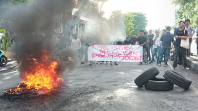 HMI Gowa Raya Tolak Kedatangan Presiden Jokowi di Kota Makassar