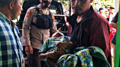 Sedih, Dua Bocah Perempuan Asal Desa Pinggang Tewas Tenggelam di Sungai Wae Kebong