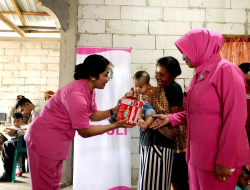 Kapolsek Kuwus  Jadi Orang Tua Asuh Anak Stunting