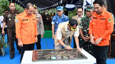 BNPB Resmikan Jembatan Dambaan Warga Desa Luworo