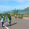 Dukung KTT ASEAN, Ratusan Pelajar Pungut Sampah Jalan Golo Mori
