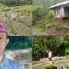 Kepala Desa Mata Wae, Martinus Don mendatangi warganya yang terdampak bencana alam banjir bandang, Kamis, 27 April 2023 kemarin.