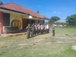 Polsek Lamba Leda Gelar Apel Gabungan TNI-Polri, Tingkatkan Sinergitas dan Solidaritas