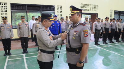 Kompol Budi Guna Putra Dilantik Jadi Wakapolres Manggarai Barat