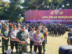 Apel Gelar Pasukan di Lapangan SMAK Loyola Labuan Bajo