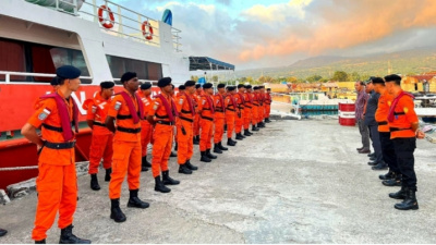 42 Personel Rescue Basarnas Maumere Terjun ke Labuan Bajo Siaga SAR KTT ASEAN