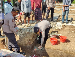 Kapolres Mabar Gandeng  Kontraktor Bangun 4 Rumah Dinas Anggota Polri