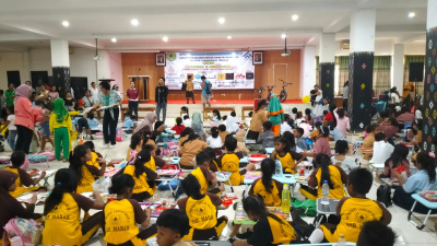 276 Anak TK PAUD-SD di Labuan Bajo Ikut Lomba Mewarnai dan Menggambar