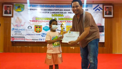 Septiani Ristela Suhardi Juara Favorit Lomba Mewarnai dan Menggambar