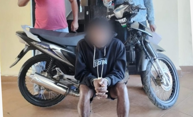 Terduga Pelaku Curanmor Honda Supra-X Ditangkap Tim Jatanras Polres Manggarai