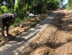 Peduli Masyarakat, PT. MAP Bangun Jalan Desa di Watu Nggelek dan Tondong Belang