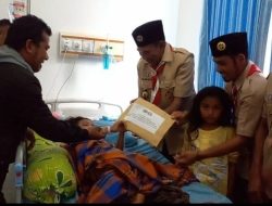 Pramuka Kwarran Reo Berikan Bantuan Dana Untuk  Korban Penganiayaan di Reo