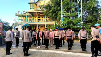 Polres Mabar Kerahkan 160 Personil Jaga Ketat Gereja dan Pusat Keramaian