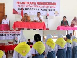 PMI Manggarai Barat Lantik Relawan Palang Merah Remaja Wira SMAN 1 Komodo