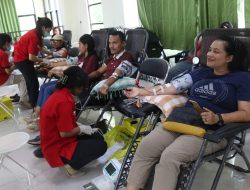 Kantor Kementerian Agama dan PMI Mabar Donor 19 Kantong Darah Siap Pakai