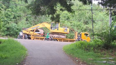 Alat Berat Dinas PUPR Mabar Telah Meluncur ke Desa Gurung-Welak