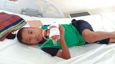 Bocah Penderita Tumor Ganas di Manggarai Barat Butuh Uluran Tangan