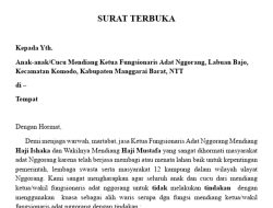 Warga Layangkan Surat Terbuka Peringatkan Keturunan Fungsionaris Adat Nggorang Guna Hindari Ekskalasi Konflik Agraria di Labuan Bajo