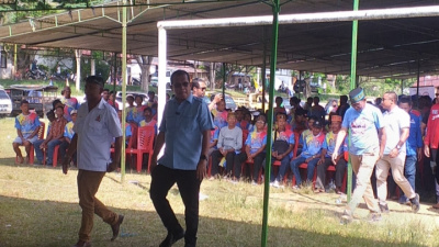 Pilgub NTT, Melki Laka Lena Disambut Antusias Oleh Ratusan Masa Pendukung di Cibal