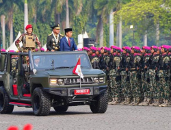 Meriah Penuh Hidmat Puncak Acara Peringatan HUT Ke-79 TNI di Silang Monas