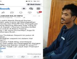 Tudingan Gordy Enggong Terhadap Pol PP Mabar Terkait Pemerasan Terhadap Penjual Durian Ternyata Hoax