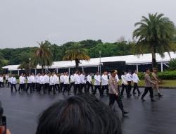 Bupati dan Wabup Terpilih Mabar Ikuti Gladi Bersih Pelantikan di Bawah Guyuran Hujan