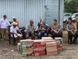 Kapolres Mabar Berikan Bantuan Sembako Kepada Korban Kebakaran di Golo Bilas
