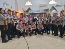 Vokal Grup Polres Mabar Tampil Memukau di Gereja GMIT Gunung Zalmon Labuan Bajo