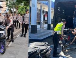 Tertibkan Parkir Liar di Jalur Wisata, Polisi Kempesi Ban dan Angkut Puluhan Kendaraan di Labuan Bajo