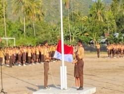 Konsisten Upgrade Diri, Pesan Camat Agus di HUT Pramuka ke-64 di LAUT