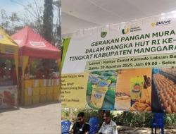 Pemda Mabar Gandeng Bulog dan TNI/Polri Gelar Gerakan Pangan Murah Serentak