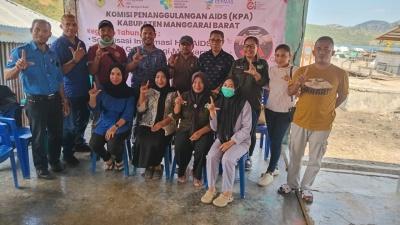 Sosialisasi HIV-AIDS di Warloka Pesisir, Pariwisata Beriringan dengan Kesehatan