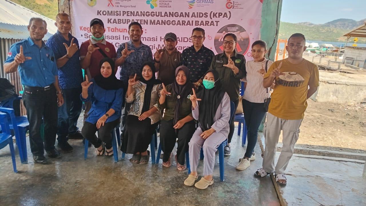 Sosialisasi HIV-AIDS di Warloka Pesisir, Pariwisata Beriringan dengan Kesehatan