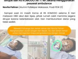 Perjuangan Novita Paliran Melawan DBD dan Tifus: Kritis di RS Komodo, Butuh Pesawat Ambulans ke Jakarta