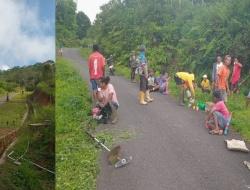 Akses Wisata Wae Lolos Kian Elok, Hujan Tak Surutkan Niat Pokdarwis Cunca Plias