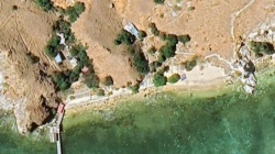 Pulau Sebayur Terancam Amblas, Lokasi Tambang Ilegal di Tanah Haji Idris Dibor Menjadi Gua Besar Diduga Dikelola Anak Oknum Polisi