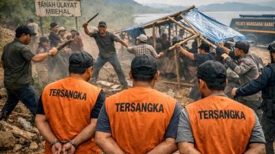 Sengketa Tanah Ulayat Mbehal Berujung Pidana, Tiga Warga Resmi Jadi Tersangka