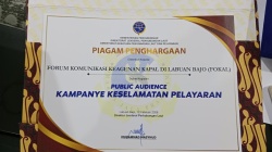 Forum Komunikasi Keagenan Kapal Labuan Bajo Dapat Piagam Penghargaan dari Kemenhub