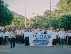 Polsek Lembor Kawal Ketat Prosesi Perarakan Patung Bunda Maria