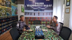 Kunjungan Perdana Danlanal Labuan Bajo ke Polres Mabar, TNI-Polri Perkuat Keamanan Destinasi Dunia