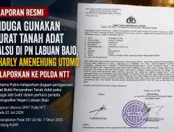 Diduga Gunakan Surat Tanah Adat Palsu di PN Labuan Bajo, Charly Amenehung Utomo Dilaporkan ke Polda NTT