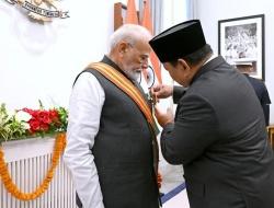 Presiden Prabowo Anugerahkan Bintang Republik Indonesia Adipurna kepada PM Narendra Modi