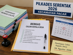 Camat Pacar Ajak Warga Jaga Kondusivitas Jelang Pilkades Serentak 2026, Delapan Desa Siap Tetapkan Calon