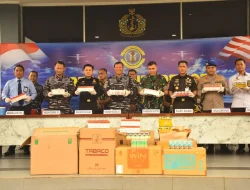 TNI AL Gagalkan Peredaran 23,68 Juta Batang Rokok Diduga Ilegal di Pelabuhan Dwikora