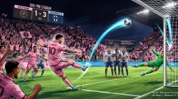 Lionel Messi Cetak Gol Tendangan Bebas ke-76 dari Sudut Nyaris Mustahil, Inter Miami Tetap Tumbang