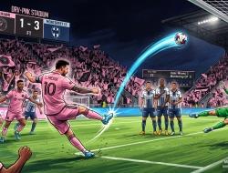 Lionel Messi Cetak Gol Tendangan Bebas ke-76 dari Sudut Nyaris Mustahil, Inter Miami Tetap Tumbang