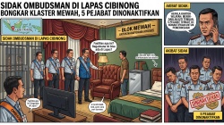 Sidak Ombudsman di Lapas Cibinong Bongkar Klaster Mewah, 5 Pejabat Dinonaktifkan
