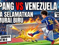 Jepang vs Venezuela 2-1: Ueda Selamatkan Samurai Biru Lewat Penalti Dramatis di Menit 90+6