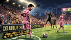 Hasil Inter Miami vs Columbus 2-1: Free Kick Messi Tak Cukup, Miami Tumbang